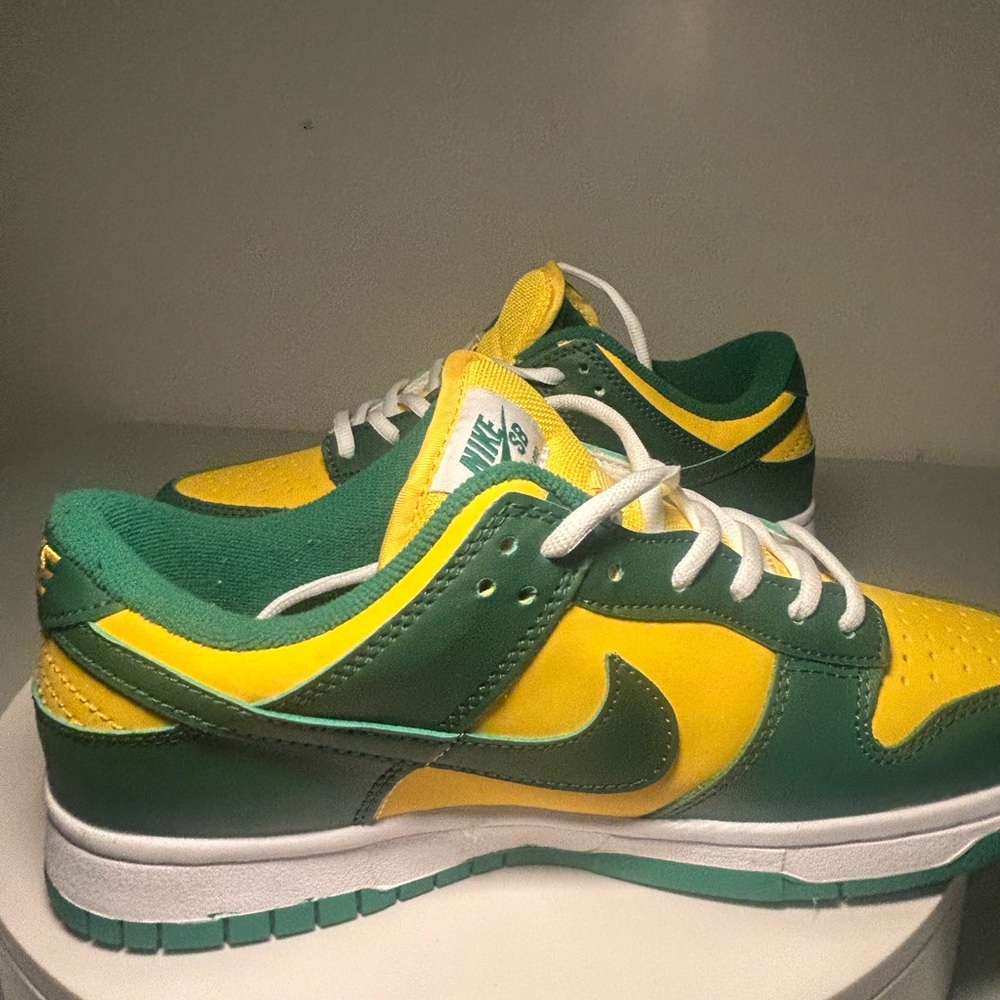 Nike Green and Yellow Athletic Shoes
